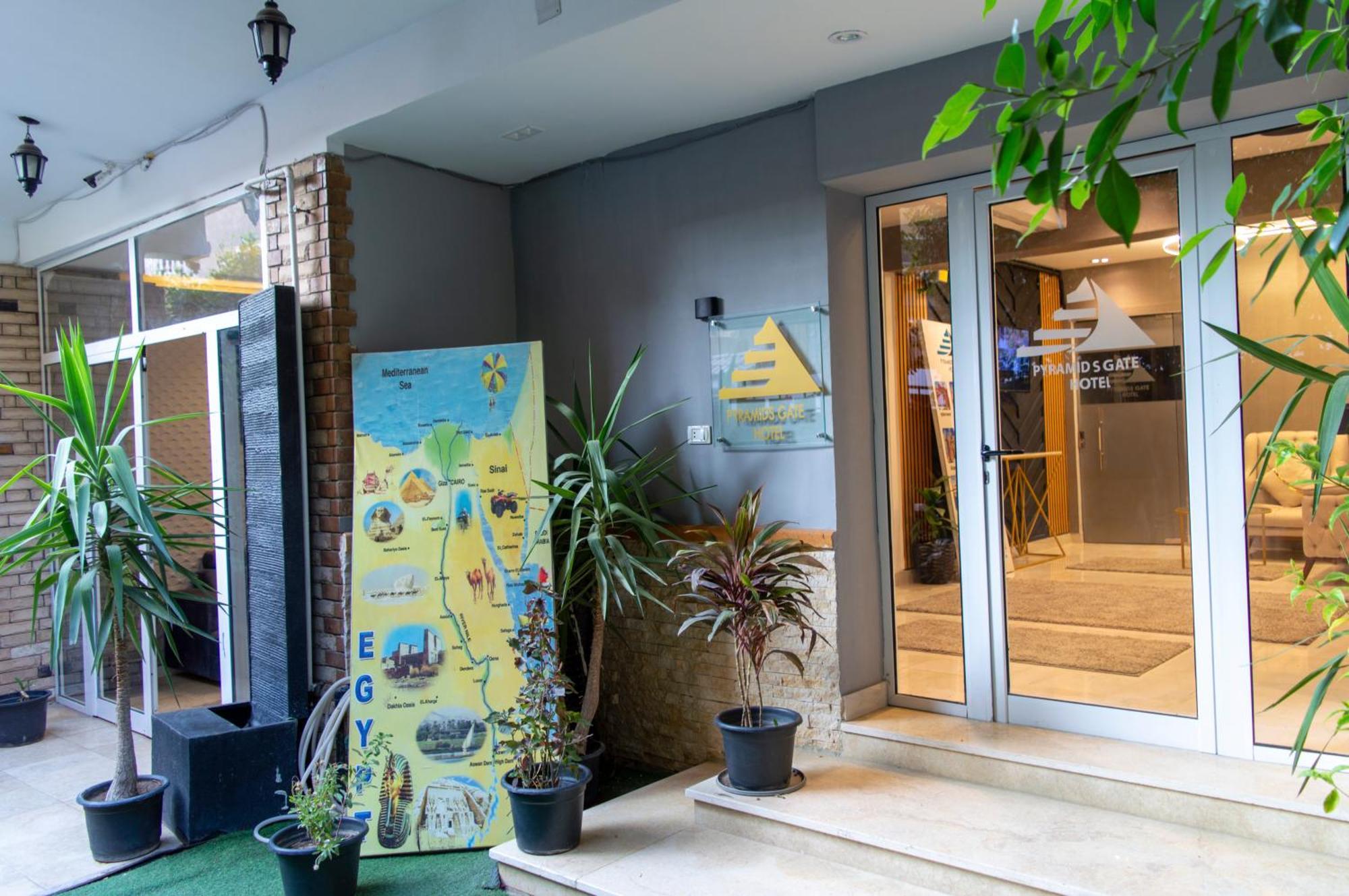 The Pyramids Gate Inn Kafrat al Jabal Exterior foto